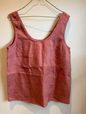 Notperfectlinen Porto tank medium cinnamon rose